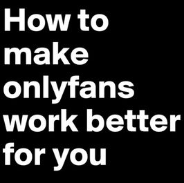 the guide to onlyfans success