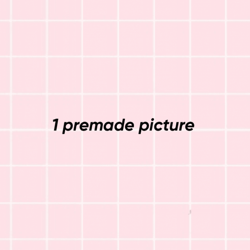 Premade nude or partial nude picture