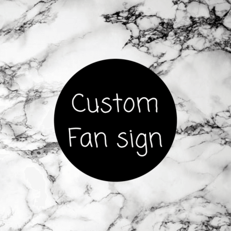 Custom Fan Sign