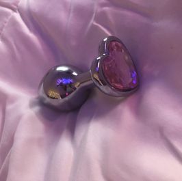 Pink Heart Shaped Butt Plug