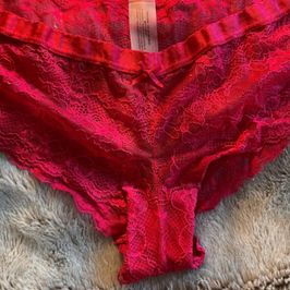 Classic Red Lace Panties