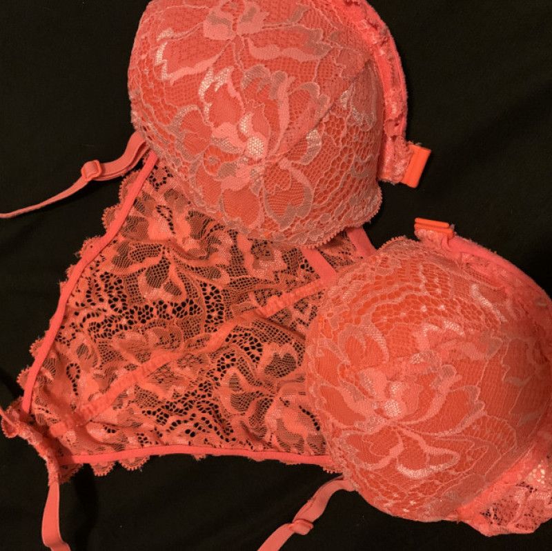 Sexy Lace Orange Bra 32B