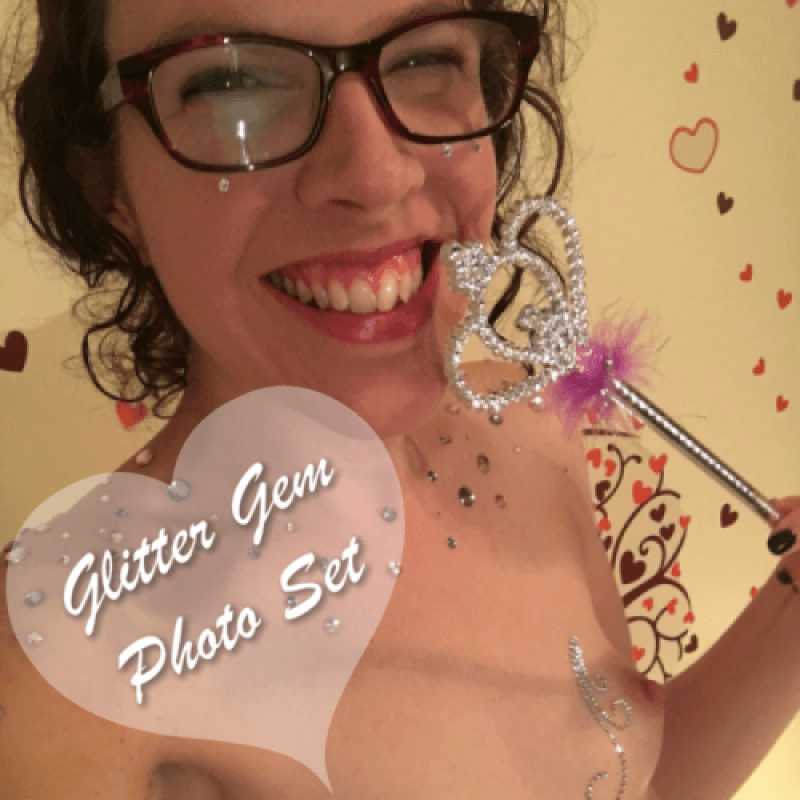 Glitter Gem Photo Set