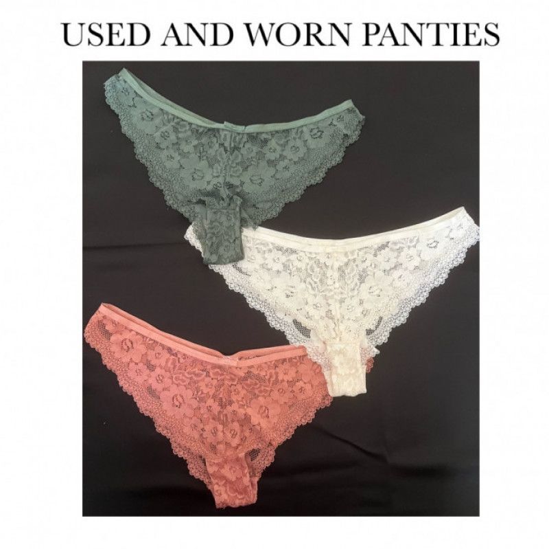 USED AND WORN LACE PANTIES