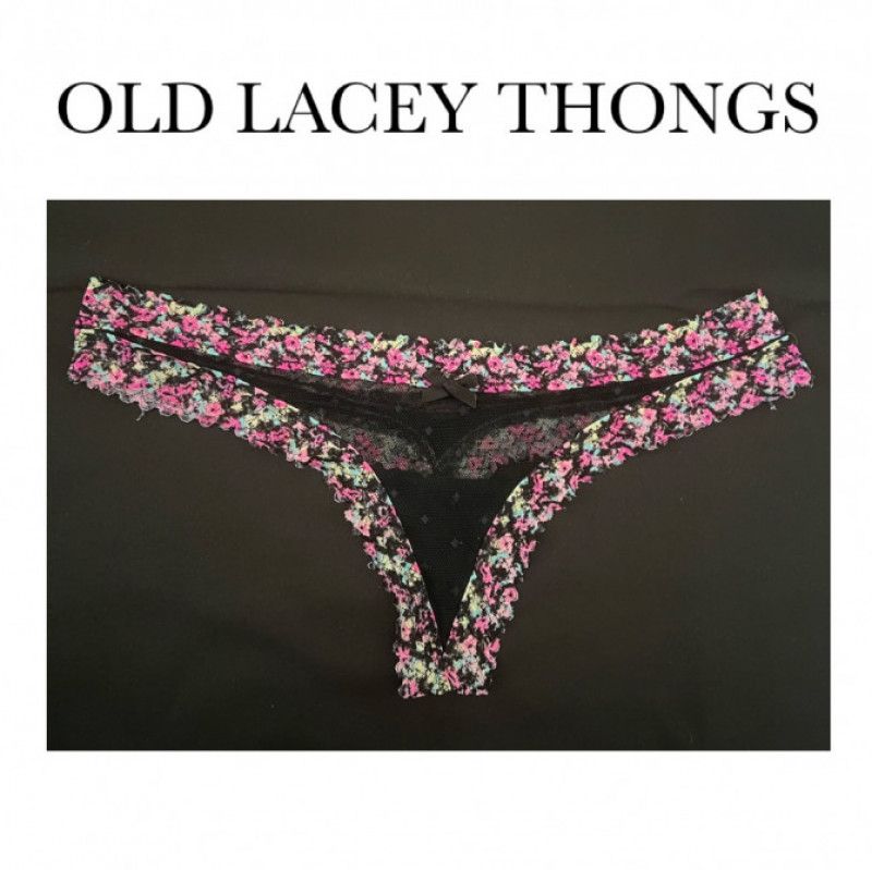 OLD LACEY THONG