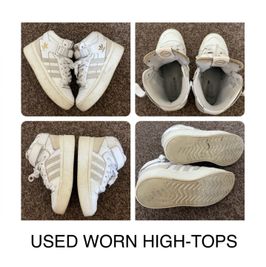 USED WORN HIGH TOPS