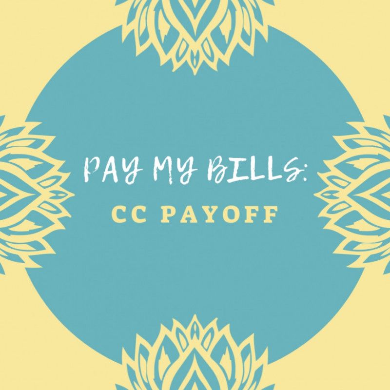 Pay My Bills: Credit Card Payoff