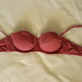 36C PINK MESH BRA WITH PADDING