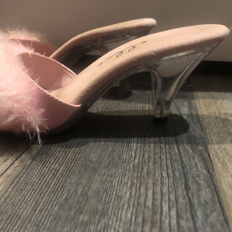 Pale Pink House Slippers