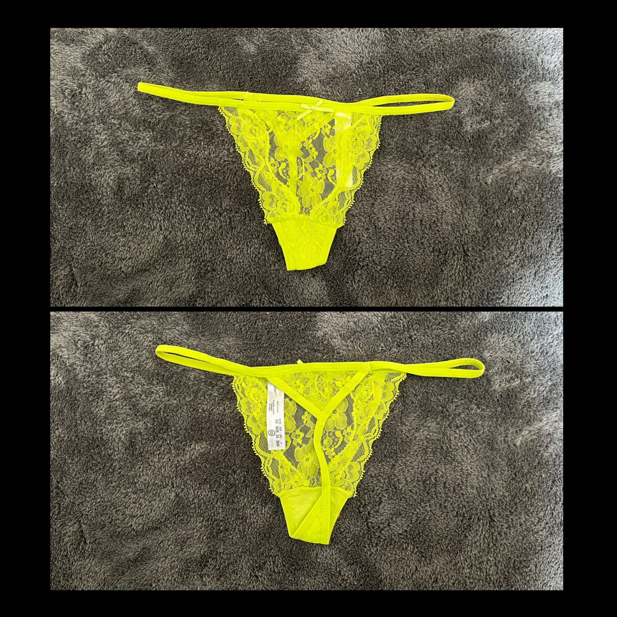 NEON YELLOW G STRING T6HONG