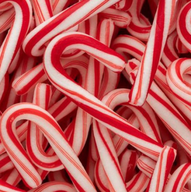 Cummed Covered Candy Canes