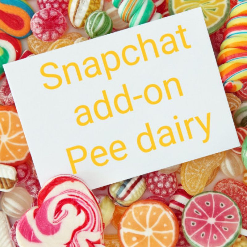 Snapchat pee story