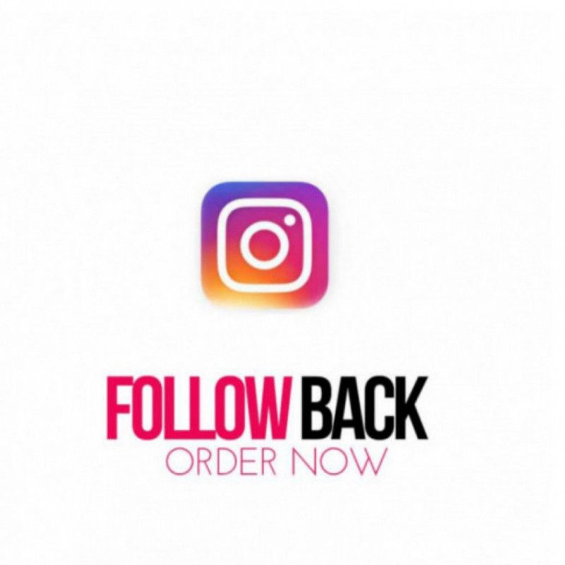 Follow back on Instagram