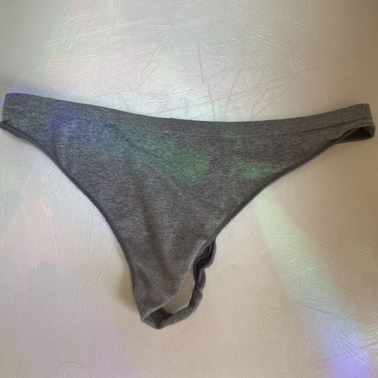 Gray used panties