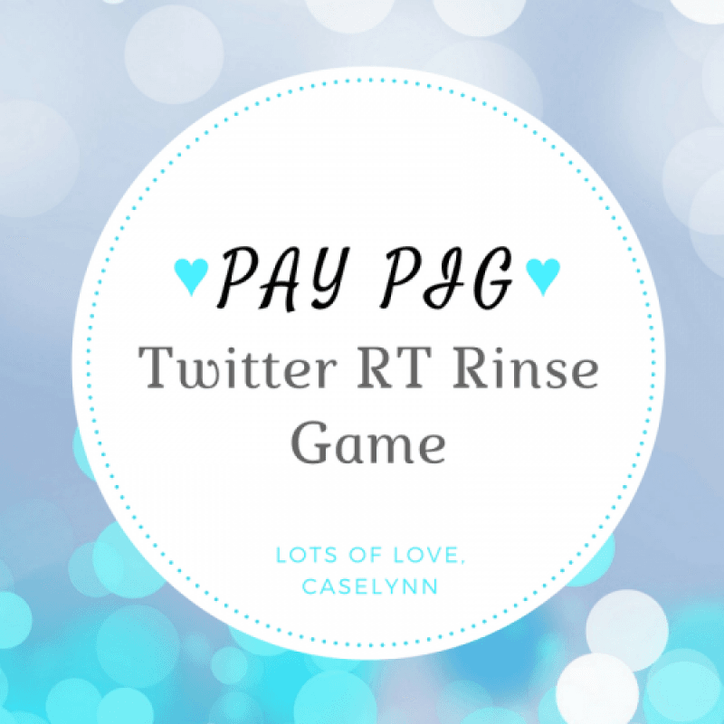 Pay Pig: Twitter RT Rinse Starter