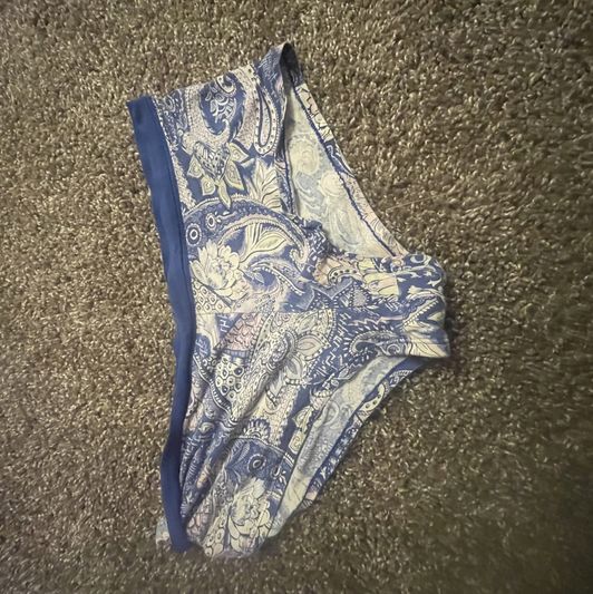 Blue Floral Panties