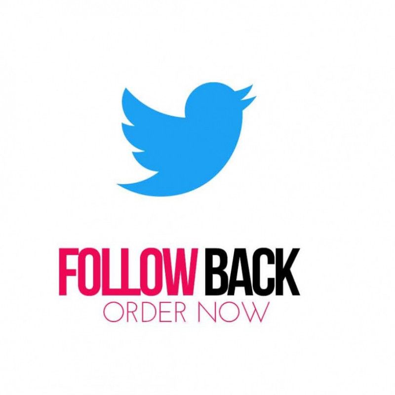 Follow back on Twitter