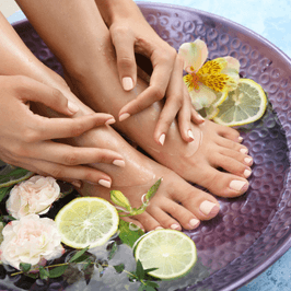 Manicure and pedicure