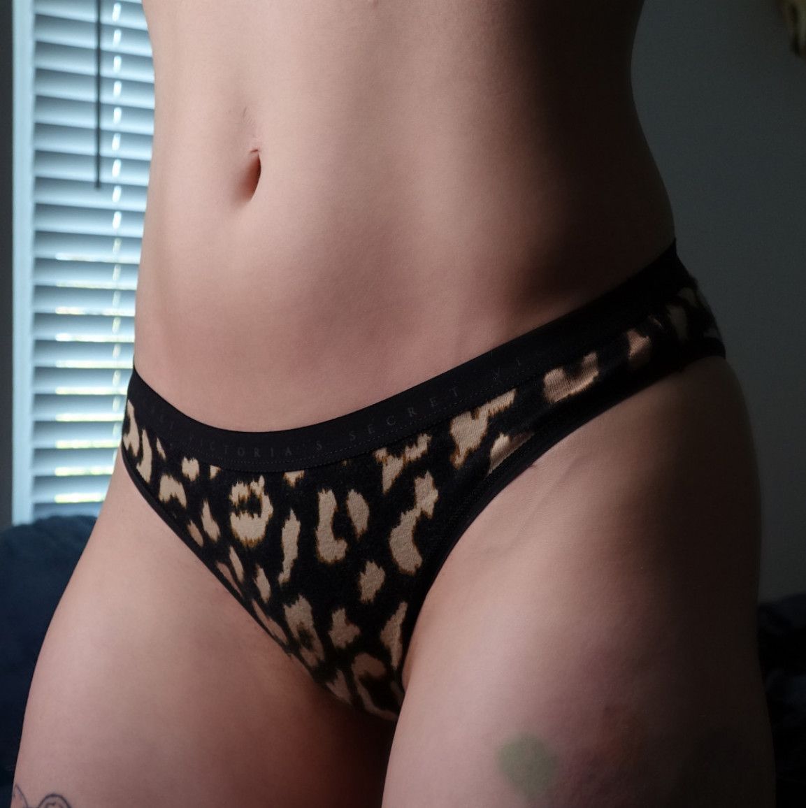 Tiny Leopard Print Victorias Secret Panty