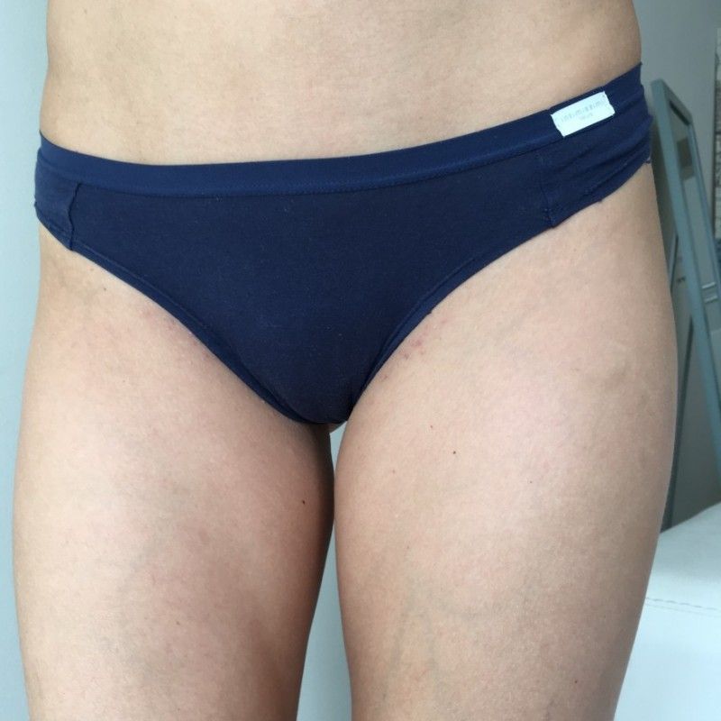 Worn Thong Dark Blue