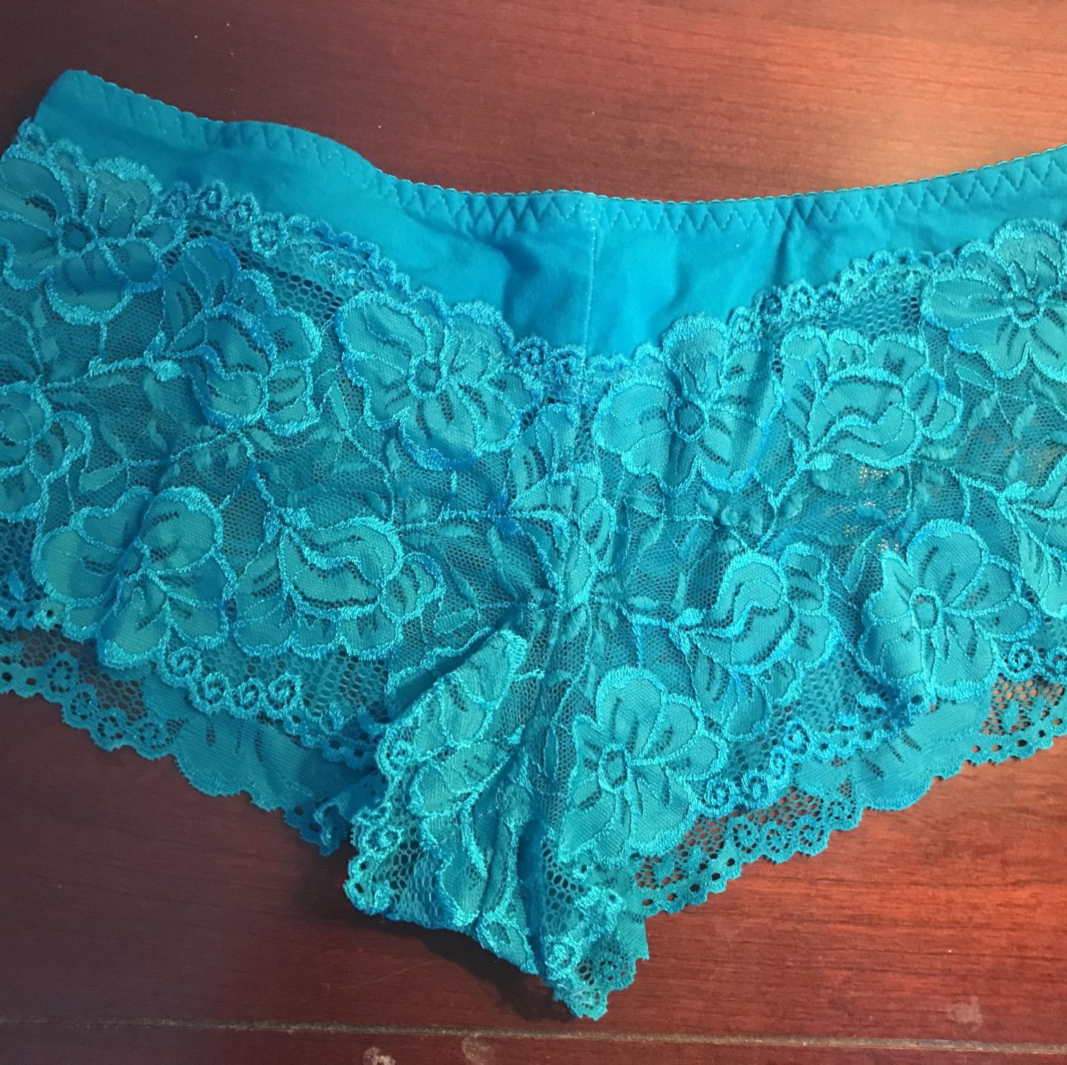 Blue Lacey panties