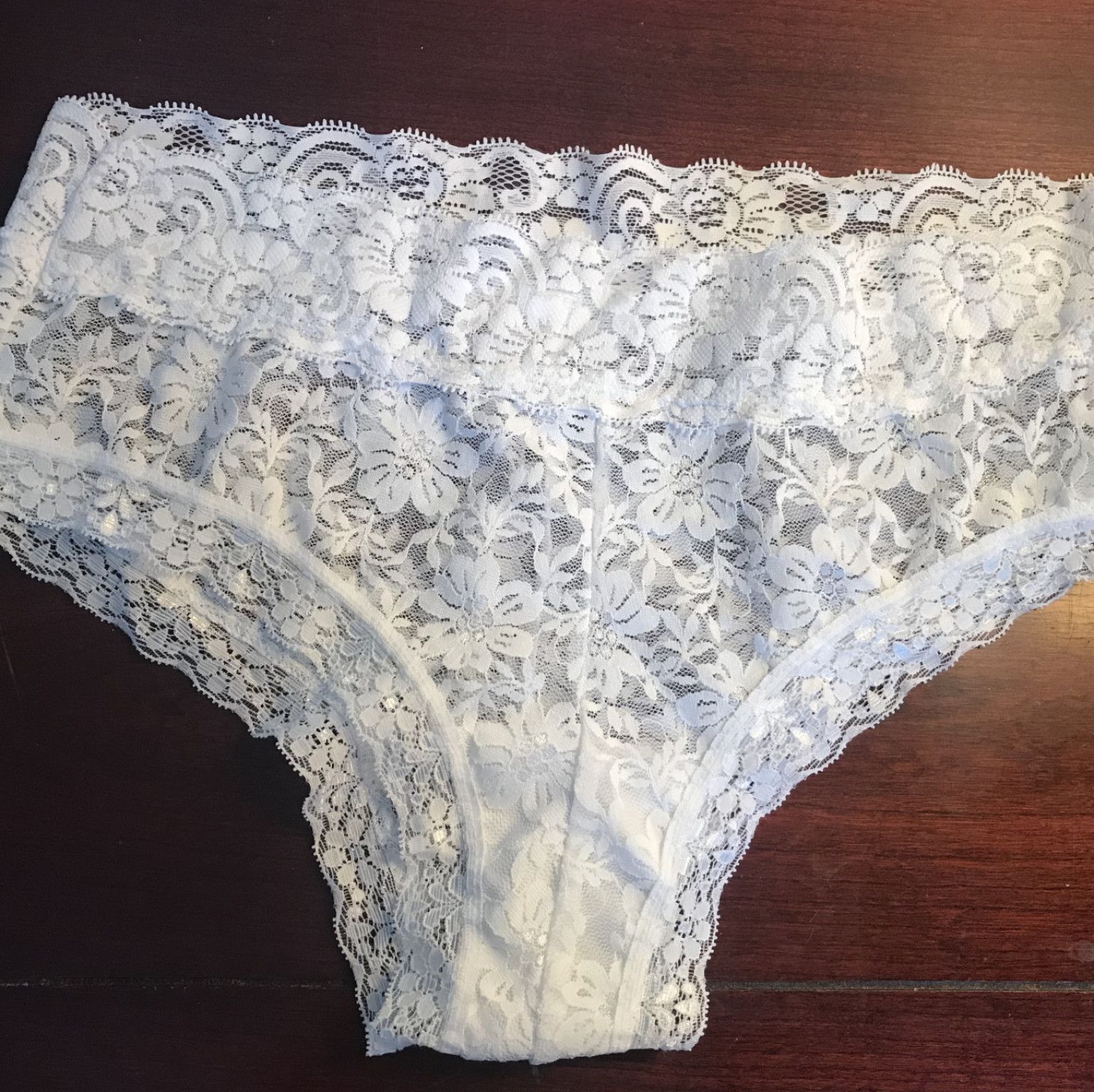 Lacey white panties