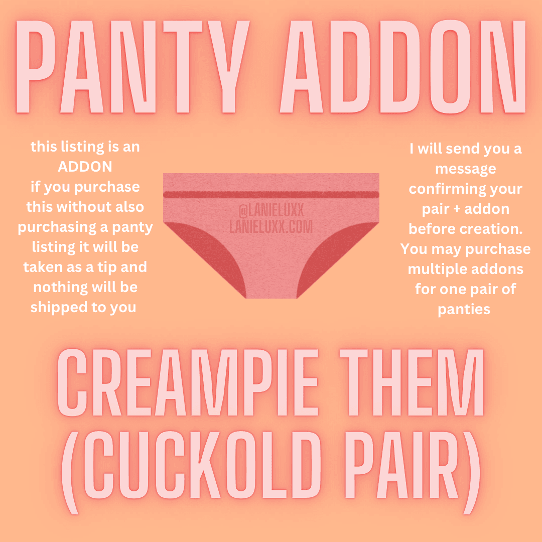 PANTY ADDON creampie the pair