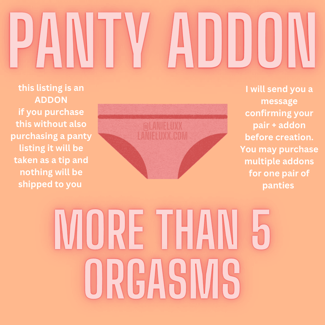 PANTY ADDON more orgasms 5 plus