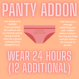 PANTY ADDON 24 hour wear