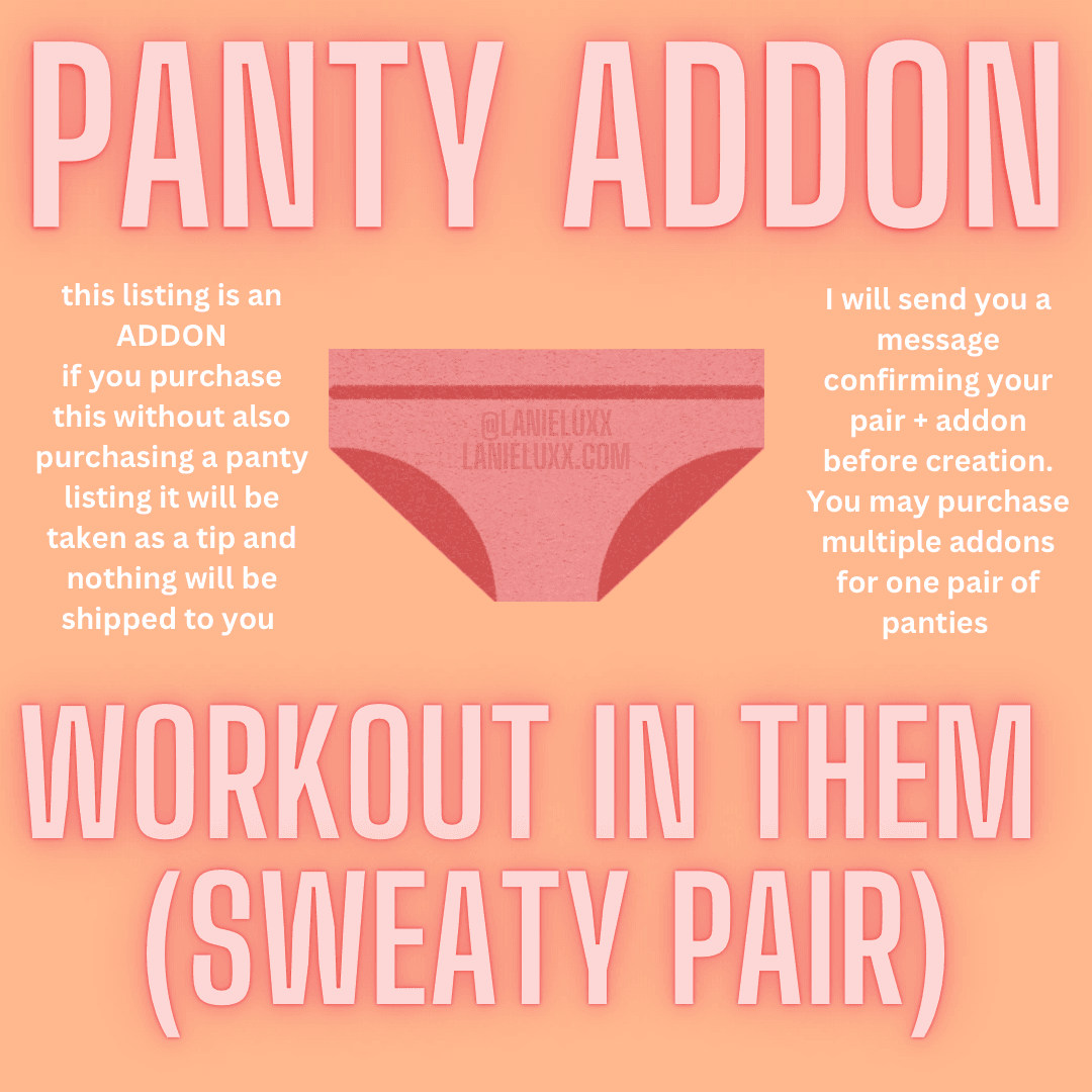 PANTY ADDON workout in them sweaty pair