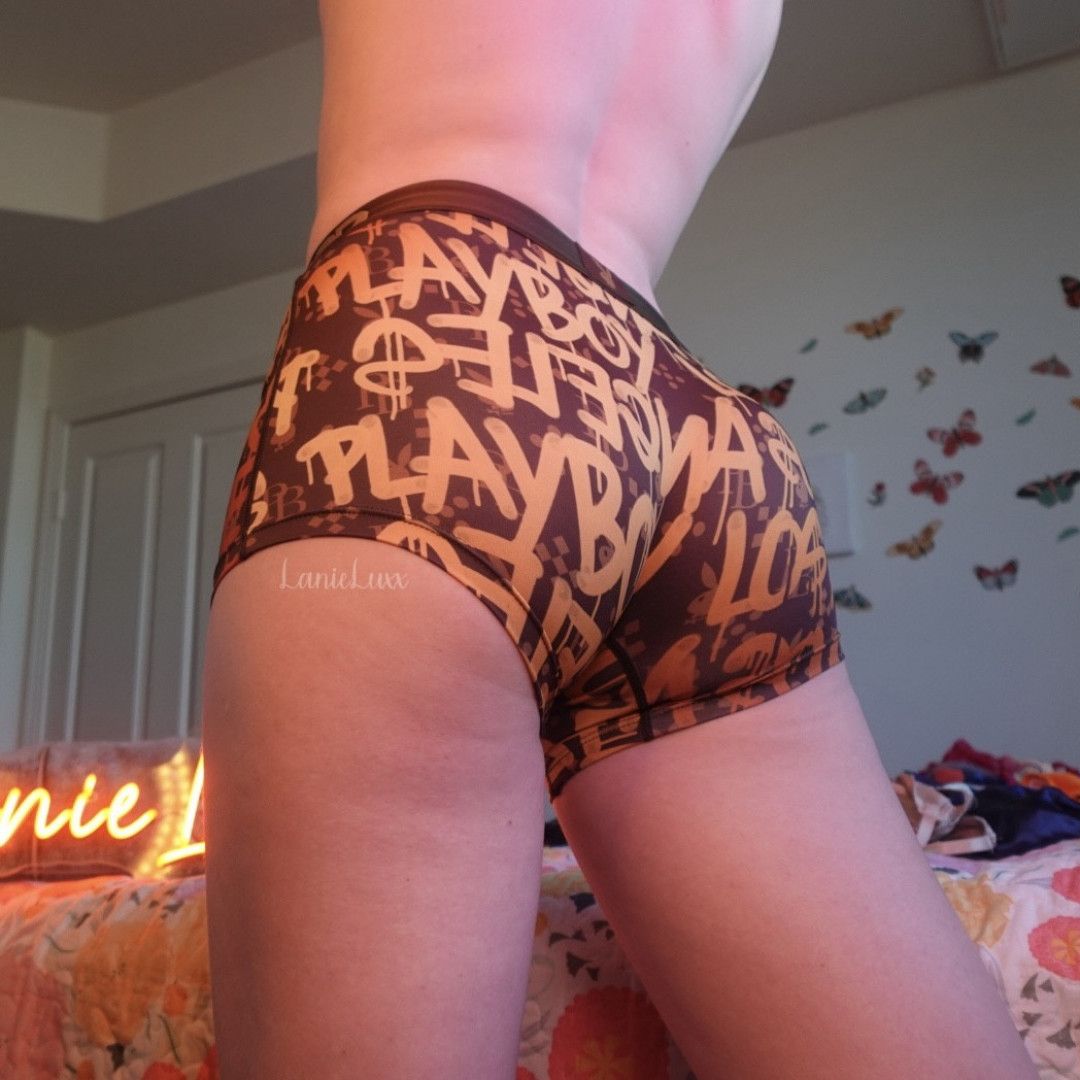 PSD used panty egirl gamer girl shorts 12hour wear playboy