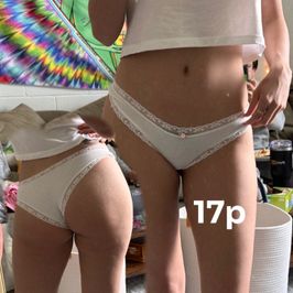 White cotton panties