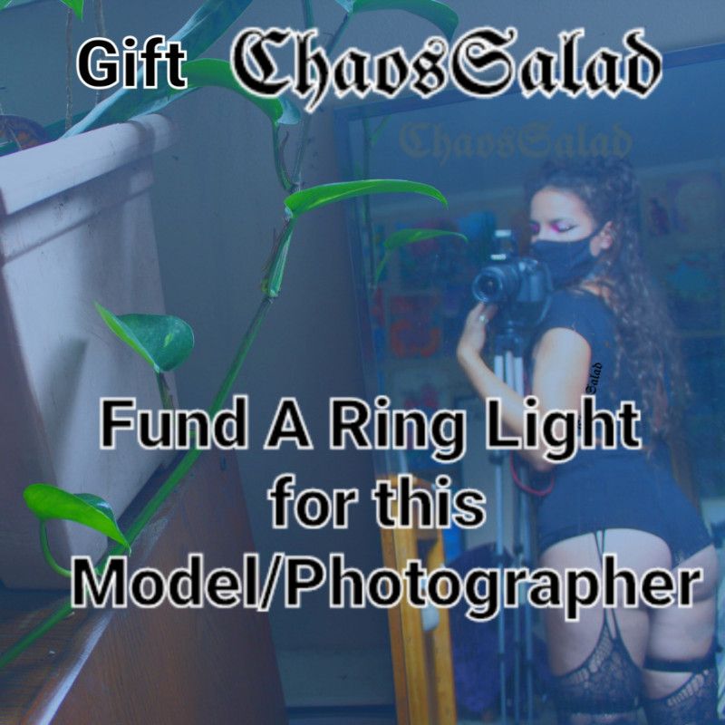 Fund A Ringlight For this Model Photog 1