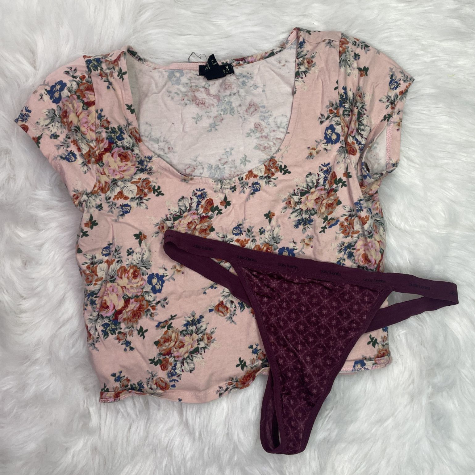 Crop Top and Cotton Panties