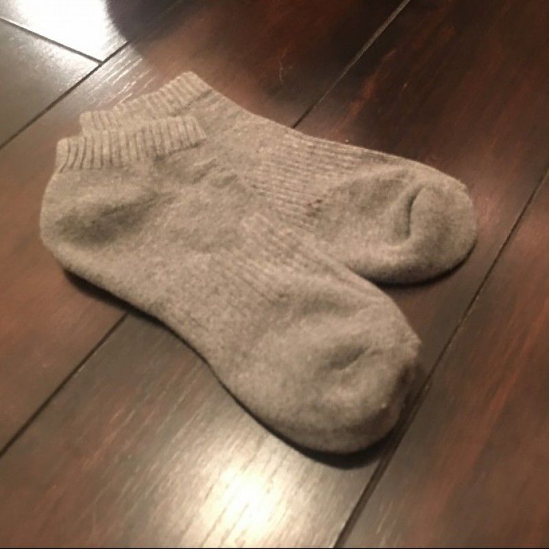 Gray ankle socks