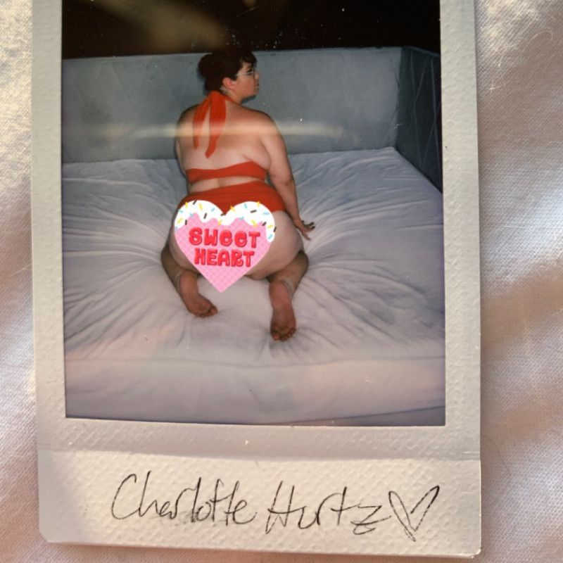 Signed bikini Polaroid