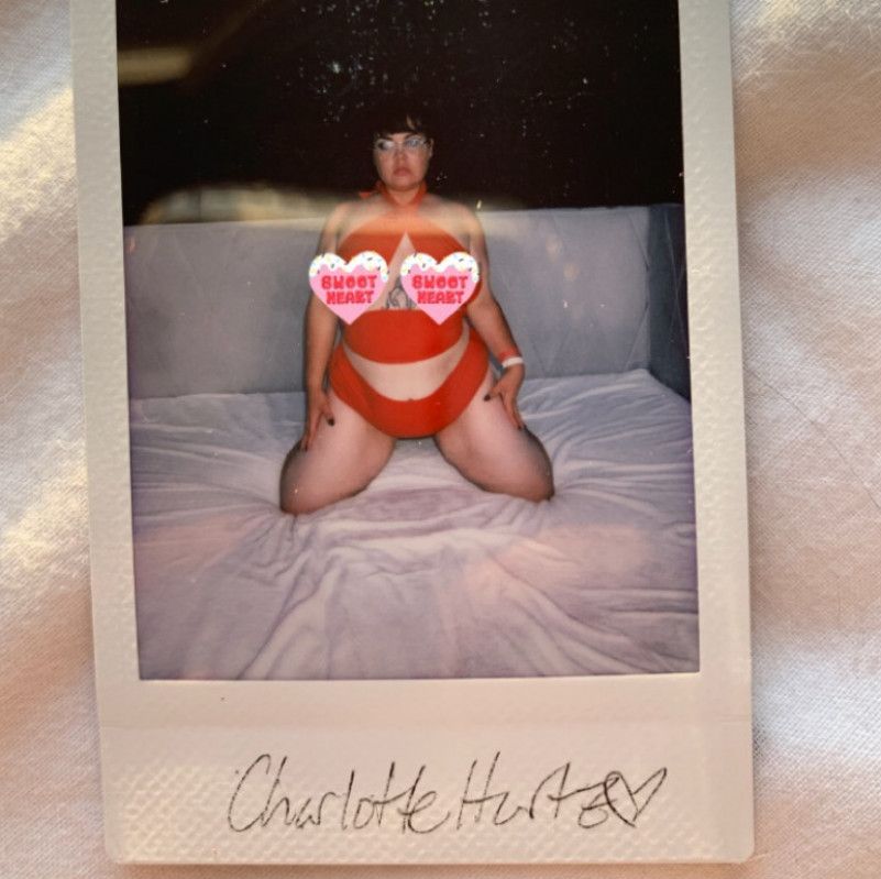 Signed bikini Polaroid