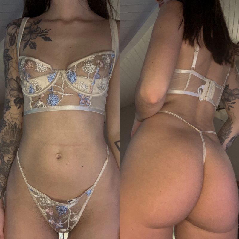 Tan lingerie set