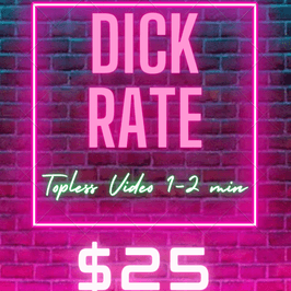 Topless Video Dick Rate