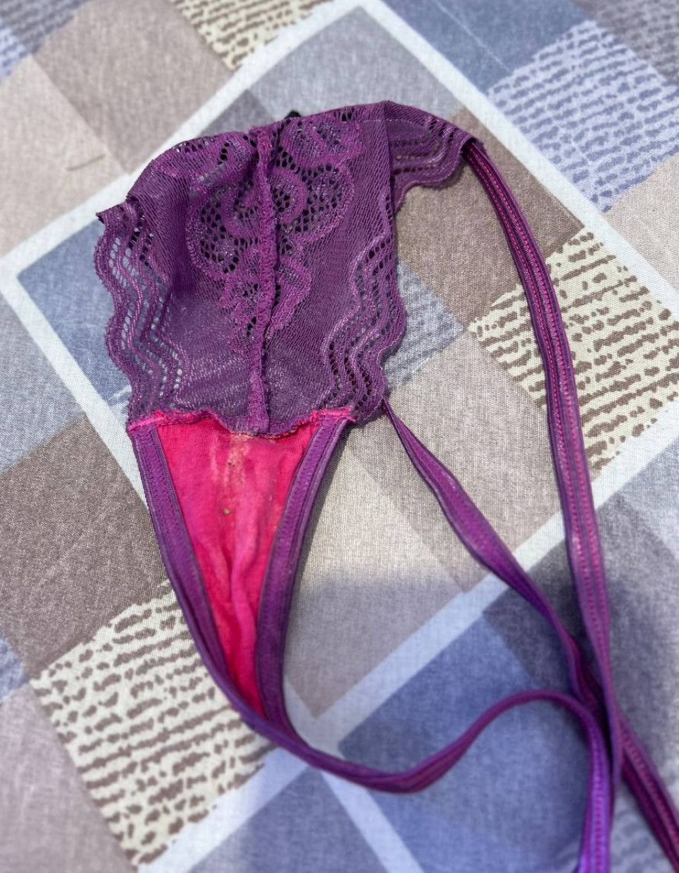 Purple MILF G String