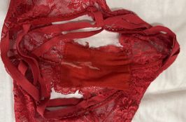 Red Lace Bra and Panties Set