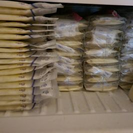 50oz of frozen breastmilk!