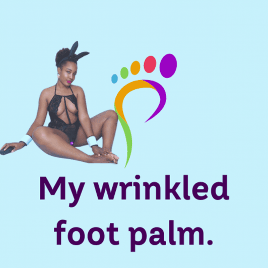 My wrinkled foot palm