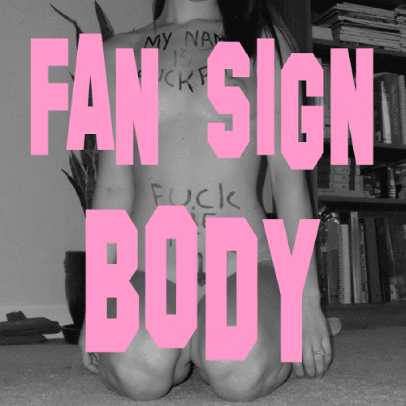 FAN SIGN BODY