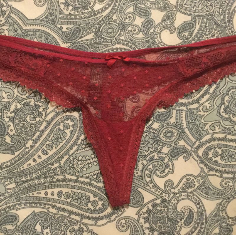 Dark pink panties