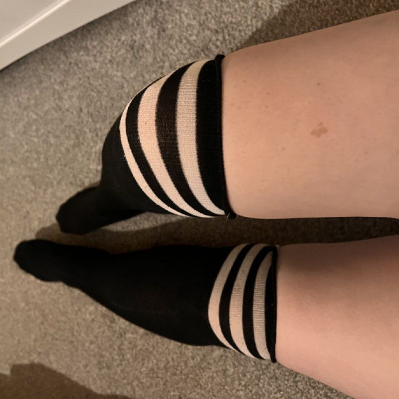 Worn over the knee socks