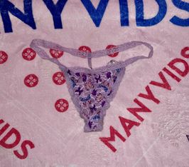 VS Lavender Butterfly Lacie G String Thong