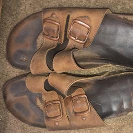 Worn down Sandals