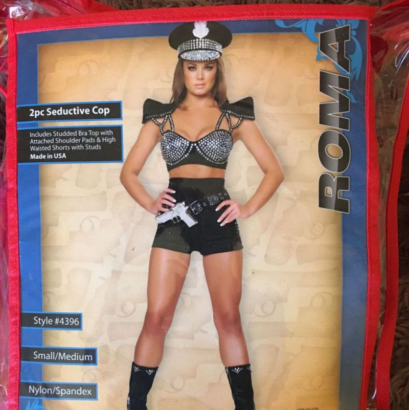 Sexy Cop Feature dance Costume