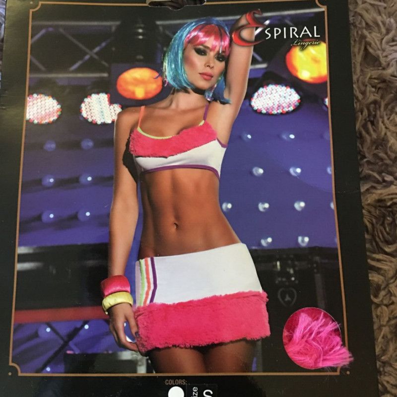 Pink Sexy Feature Dance Costume